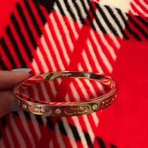 Coach Gold Bangle Bracelet